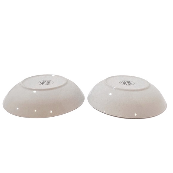 TABLE TOPS GALLERY Pescara Set of 2 Pasta bowls Swirl Round White Black LIKE NEW - Picture 11 of 11